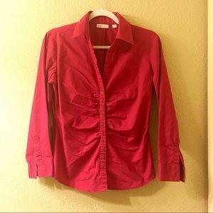 New York and Company Pink Dress Shirt